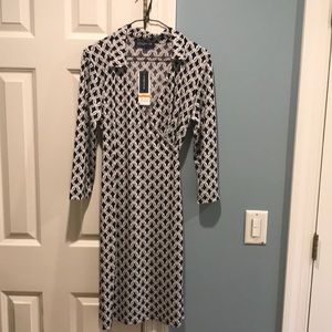 NWT Jones New York Signature wrap dress